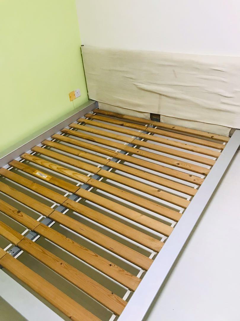 Ikea Bed Frame Queen for sale, Furniture & Home Living, Furniture, Bed