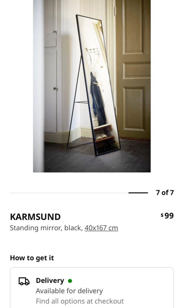 IKEA Karmsund Standing Mirror, Furniture & Home Living, Home Decor