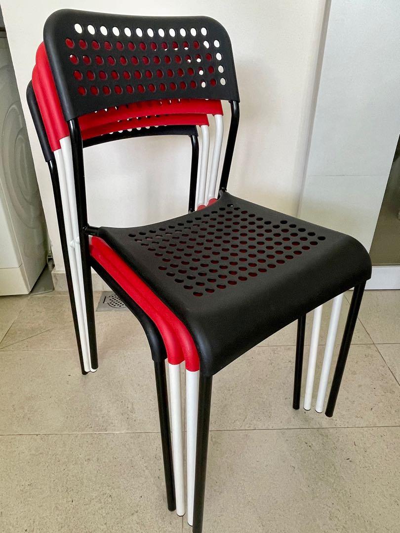 Ikea stackable chairs, Furniture & Home Living, Furniture, Tables
