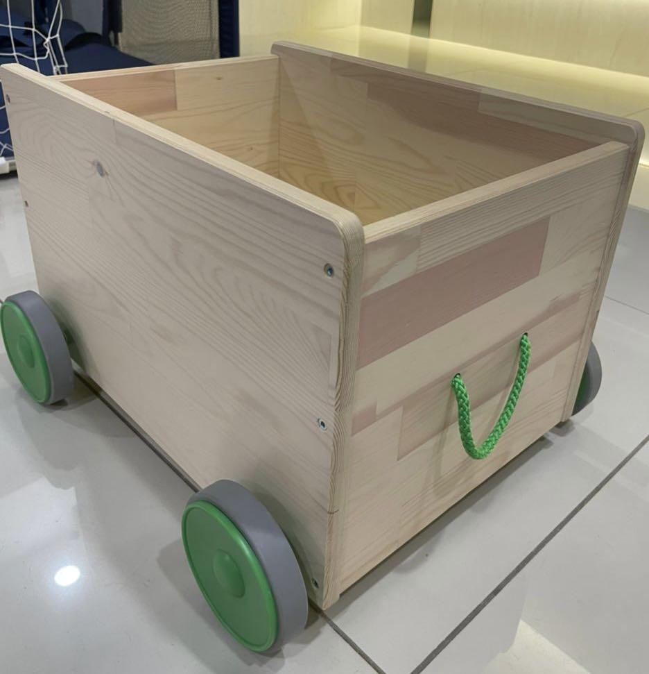 IKEA Flisat Toy Storage Box with Wheel, Babies & Kids, Infant Playtime