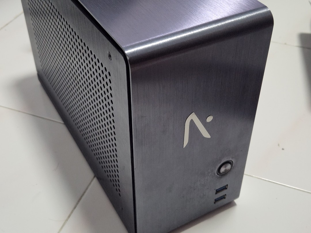 ITX Case Aftershock Impluse + 450Watt Power Supply + CPU, Computers ...