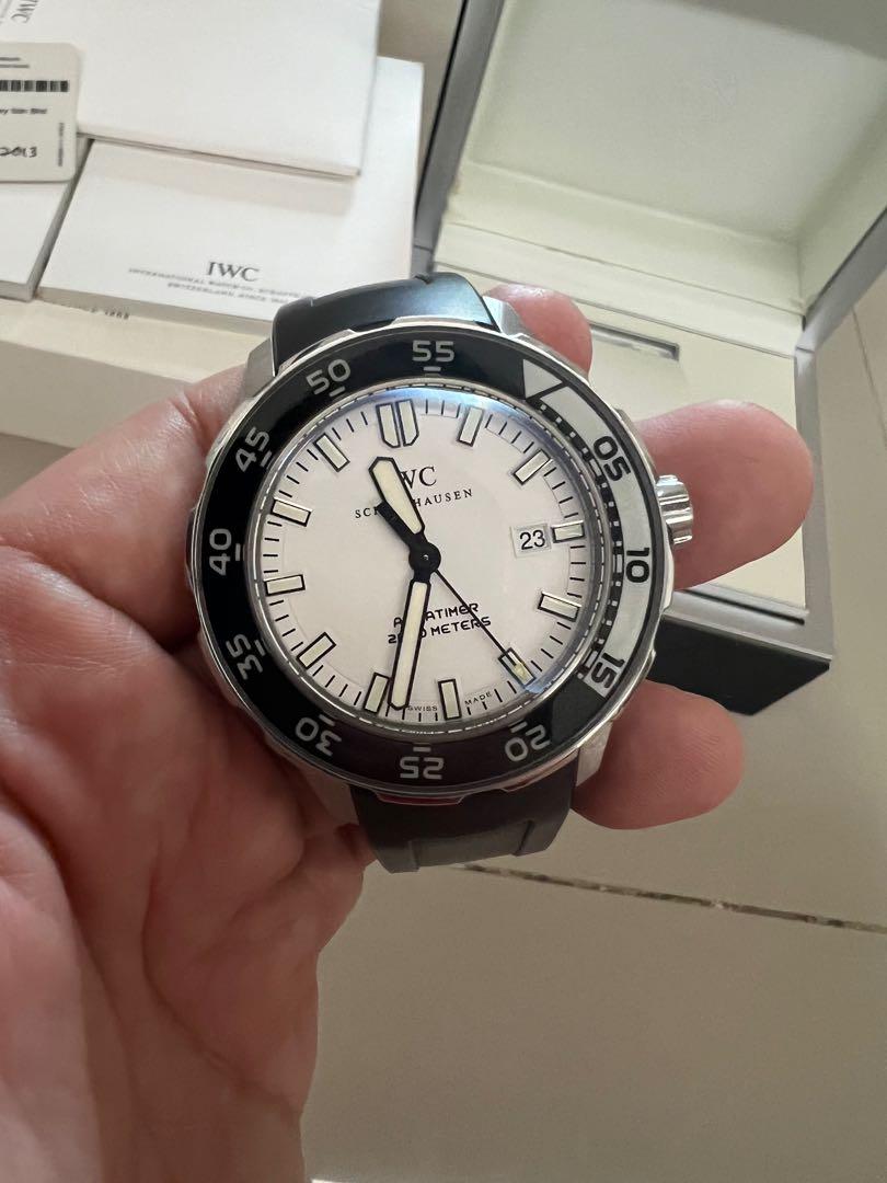 Iwc aquatimer white dial new arrivals