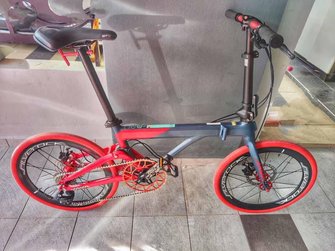Java Neo 2 Folding Bike 9 speed disc brake