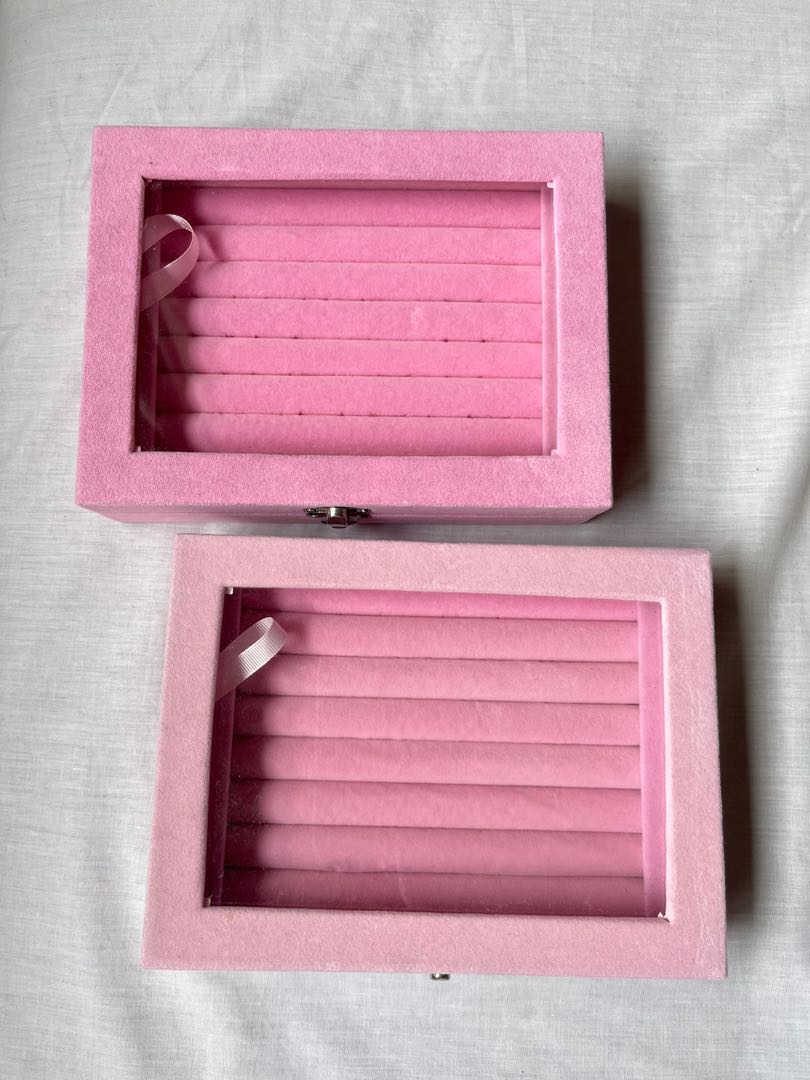 Jewellery Box in Pink, Women's Fashion, Jewelry & Organisers, Accessory