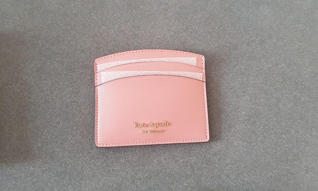 Tarjetero Kate Spade Outlet Online - Spencer Bifold Pink Cardholder Mujer  Rosas Beige