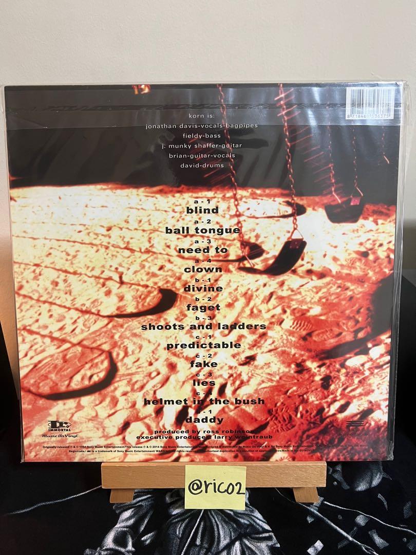Korn Self Titled Album Vinyl 2 X LP Hobbies Toys Music Media Vinyls On Carousell
