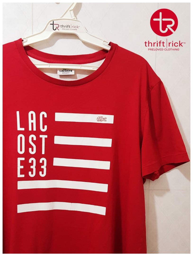 Lacoste 33 sale t shirt