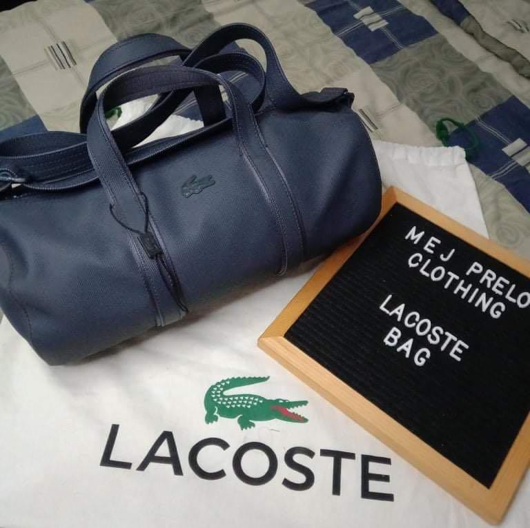 absurd Frugtgrøntsager foder Lacoste roll bag, Luxury, Bags & Wallets on Carousell