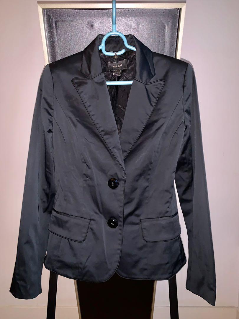 Ladies Jacket Formal Black MNG SUIT Size S Women s Fashion Coats Jackets and Outerwear on Carousell