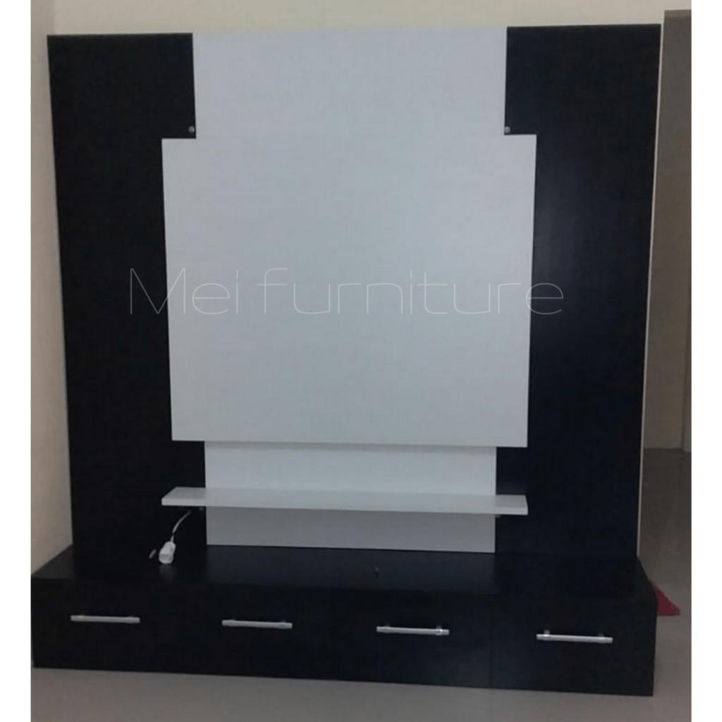 Lemari Backdrop TV/ Lemari Tv, Perabotan Rumah di Carousell