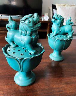 Chinese Replica Antique Fu Dog / Lion Ceramic Ornament