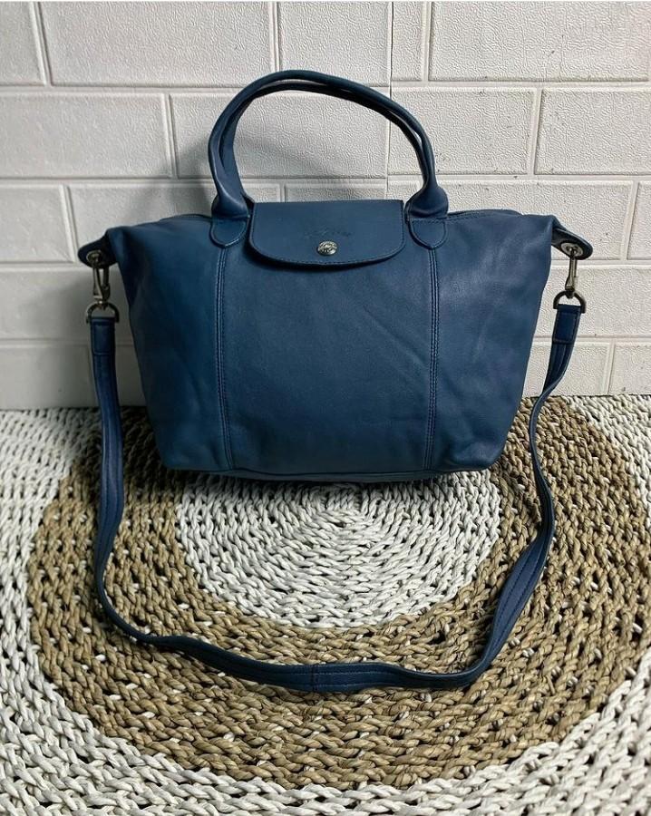 Tas sales longchamp kulit