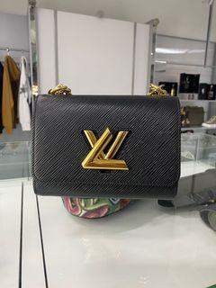 Louis Vuitton x Yayoi Kusama Twist MM Black in Grained Epi Cowhide Leather  with Silver-tone - US