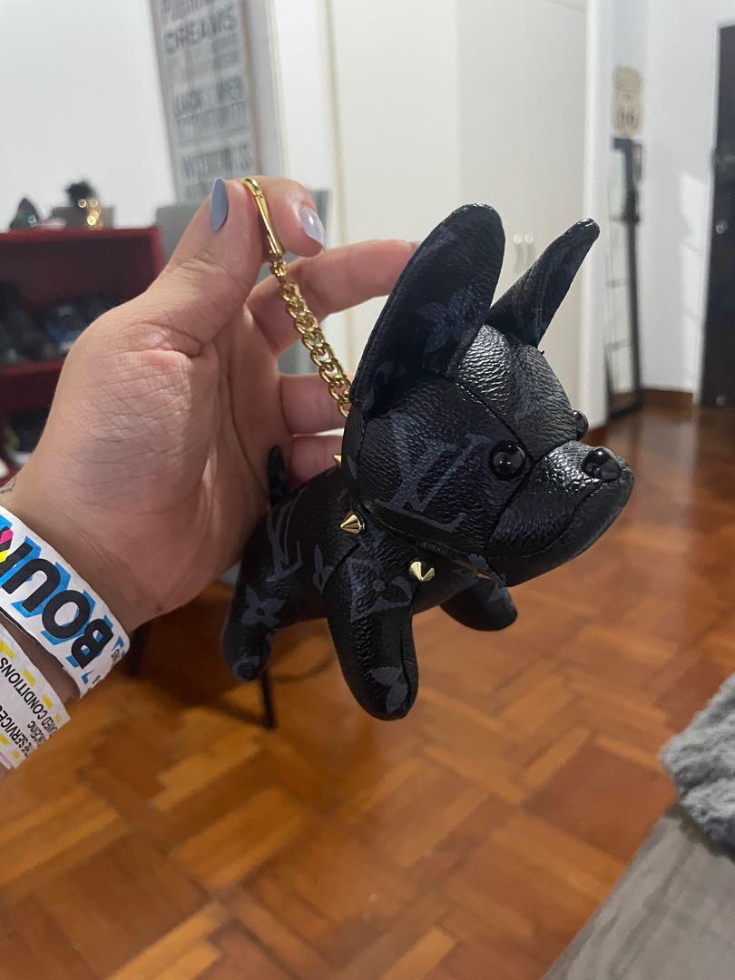 LV dog Keychain Luxury Accessories on Carousell