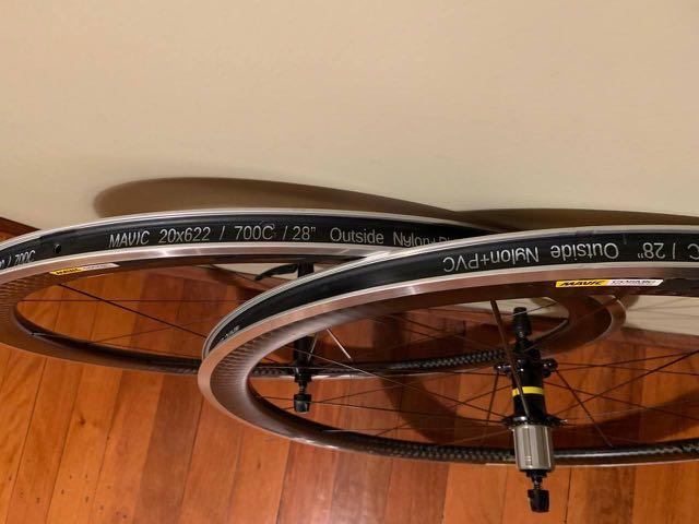 Mavic Cosmic Pro Carbon SL UST wheelset Sports Equipment Bicycles Parts Parts Accessories on Carousell