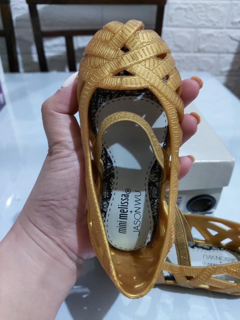 Mini Melissa x Jason Wu USA 7 (Category: Babies & Kids Fashion) located in Manila. Submitted by ishy19 (Listing ID 1175577620, Image 3). Description: * Guaranteed authentic; bought from Rustan's. * Barely used, still with light scent. * With complete inclusion- box and dust bag.