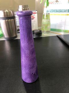 Mini purple glass vase
