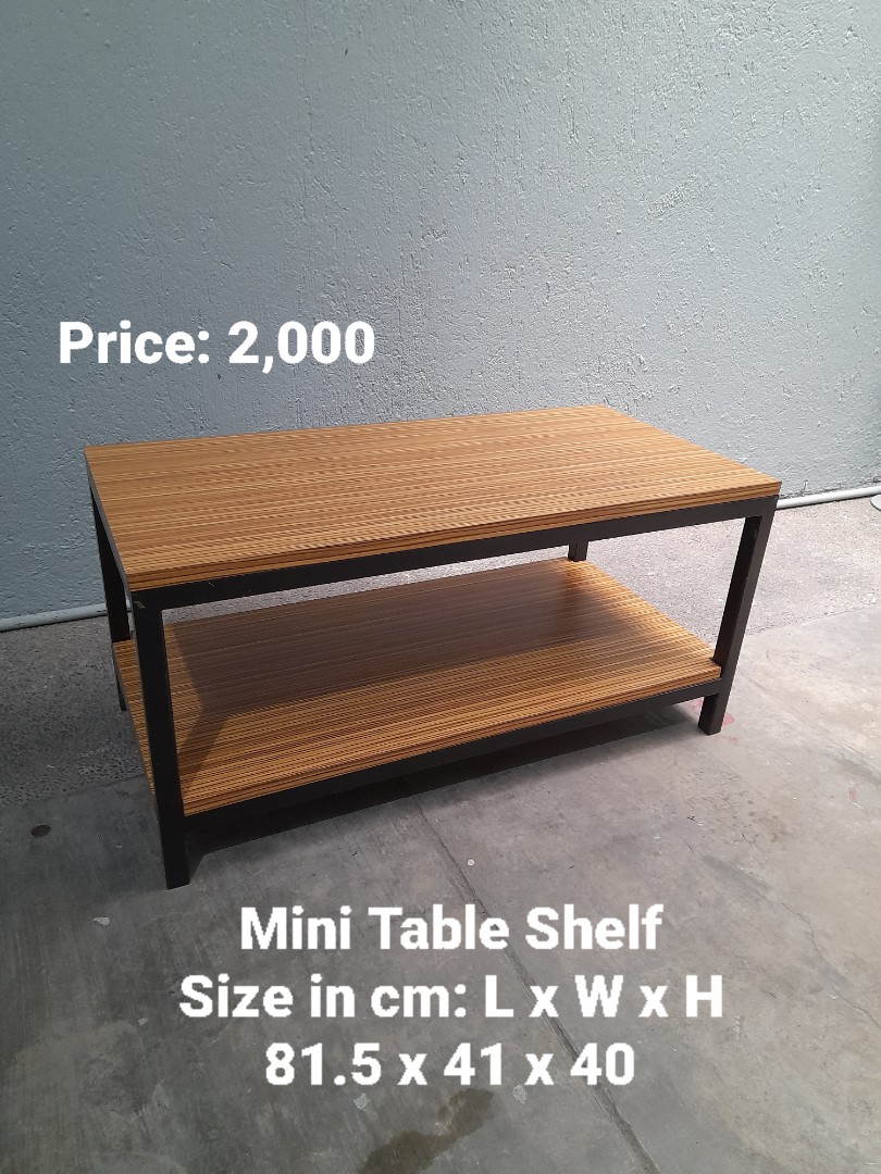 Mini Table Shelf, Furniture & Home Living, Furniture, Tables & Sets on