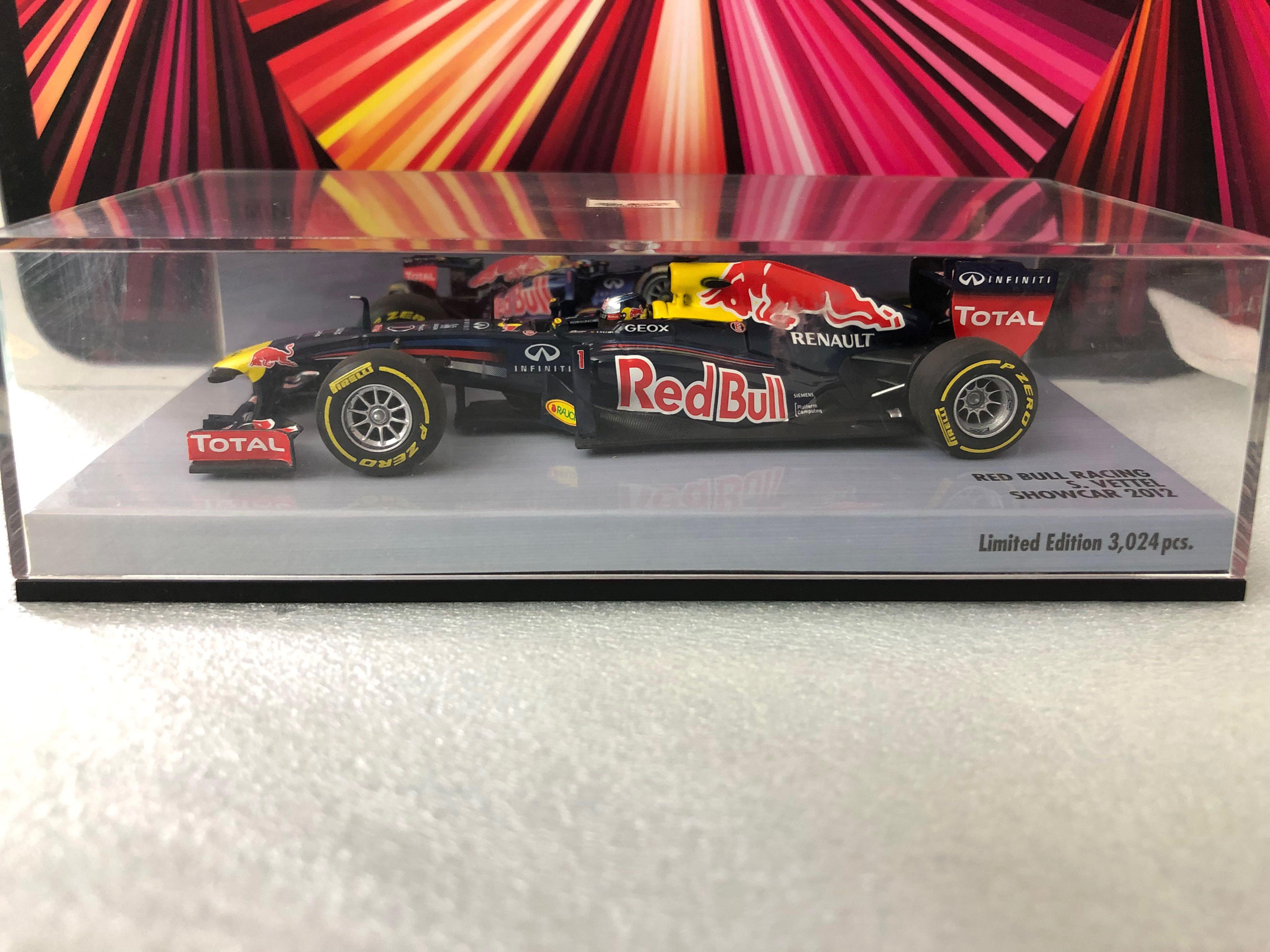 Minichamps 1/43 F1 Red Bull Racing RB8 Sebastian Vettel Showcar