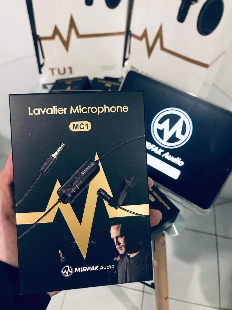 MIRFAK MC1 Lavalier Microphone For Smartphones and Camera, Audio