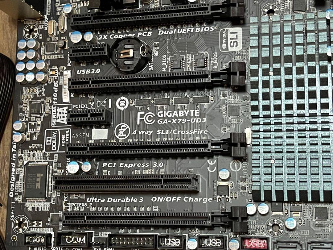 全新未用Motherboard Gigabyte GA-X79-UD3 電腦底板Server合用, 電腦