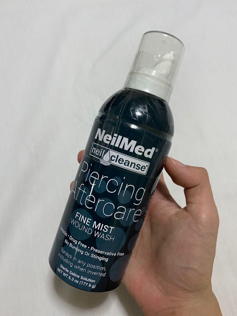 NeilMed Piercing Aftercare Fine Mist Wound Wash 177ml, Beauty