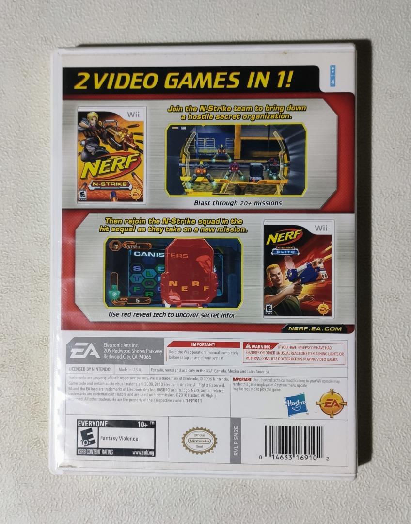 NERF NStrike [Double Blast Bundle] [WII Game] [NTSC / ENGLISH