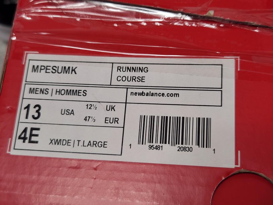 New balance size 4e sale