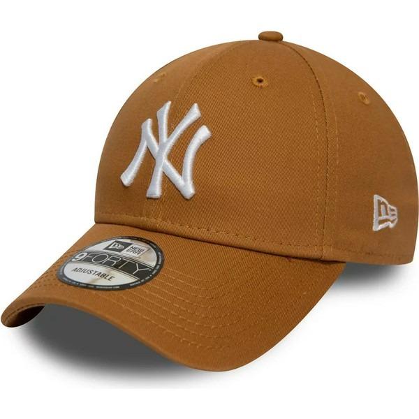 New Era Curved Brim 9FORTY League Essential New York Yankees MLB Light Blue  Adjustable Cap