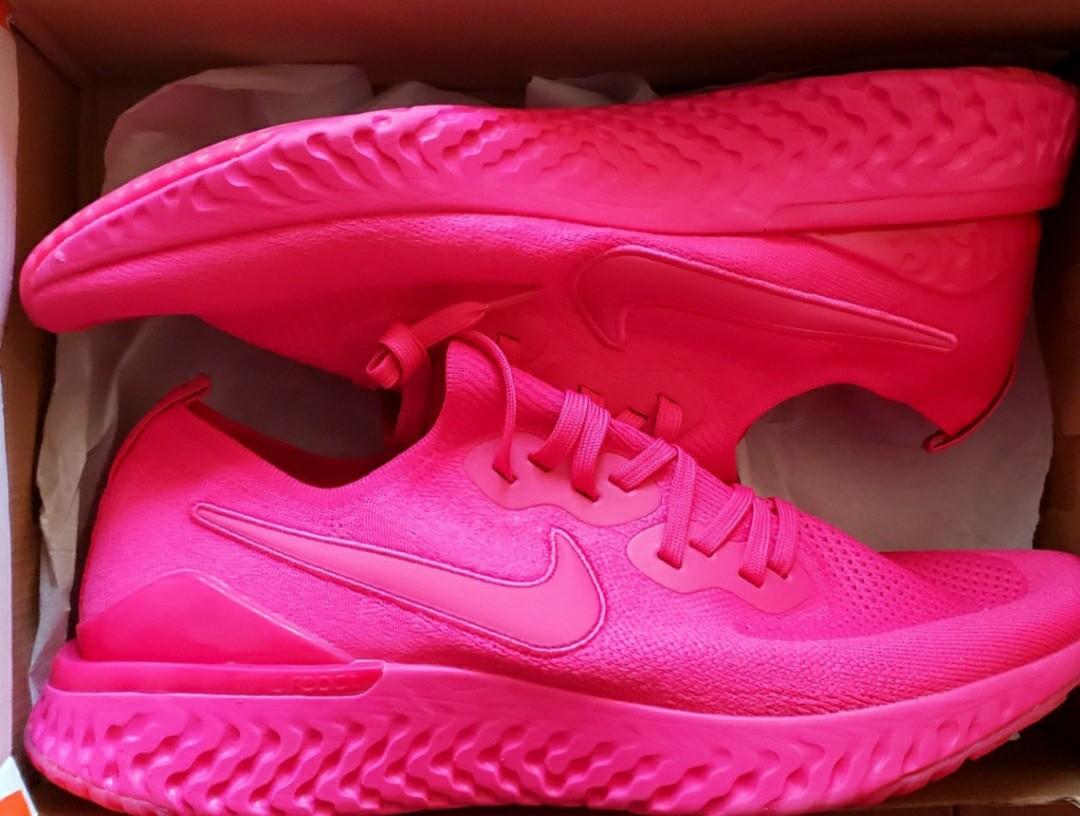 NEW Mens US 11 Nike epic react Pink Nike shoes Brand NEW genuine