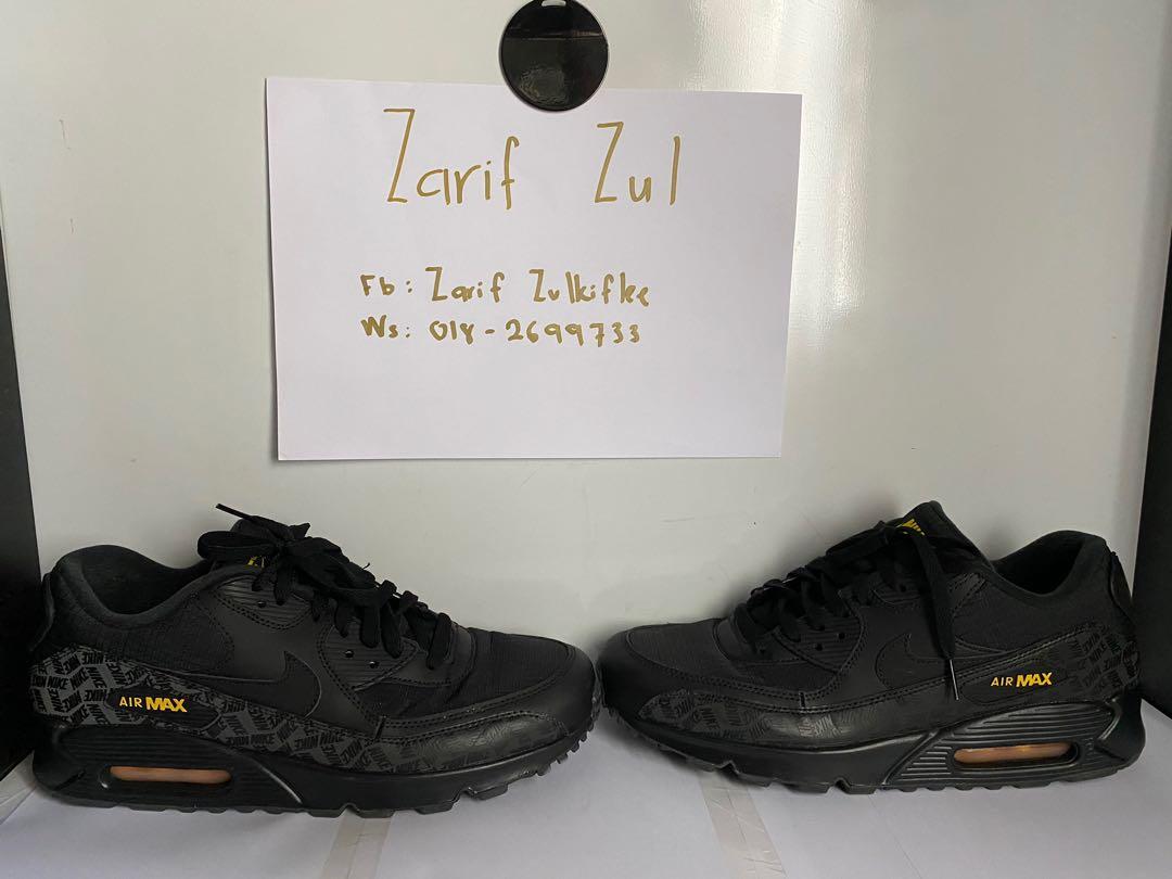 Nike air max outlet 9 essential black amarillo