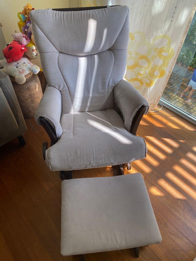 Nursing Rocking Chair & Stool, Babies & Kids, Nursing & Feeding