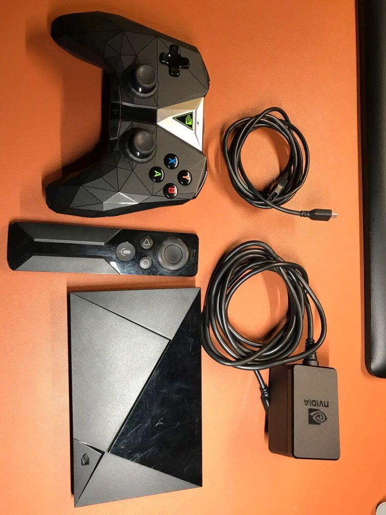 Nvidia Shield TV (2017) with game controller, TV & Home Appliances, TV