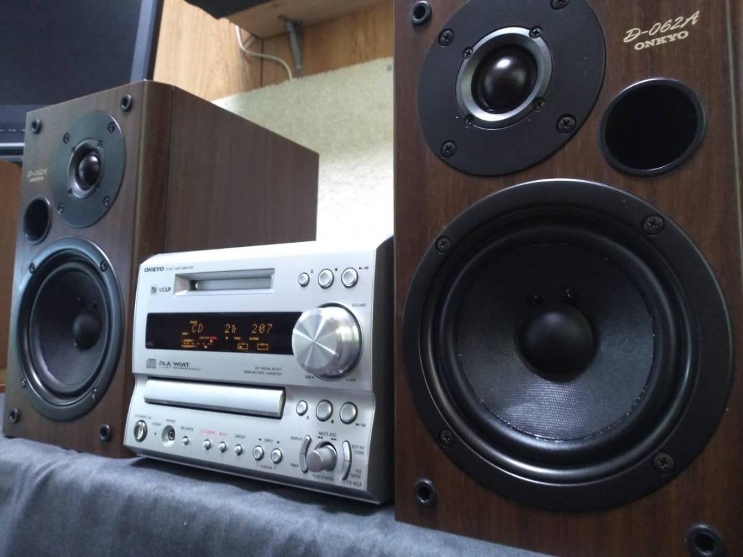 ONKYO FR-9GX  D-062A MD/CD/tuner/amplifier/speaker, 音響器材,  Soundbar、揚聲器、藍牙喇叭、耳擴- Carousell