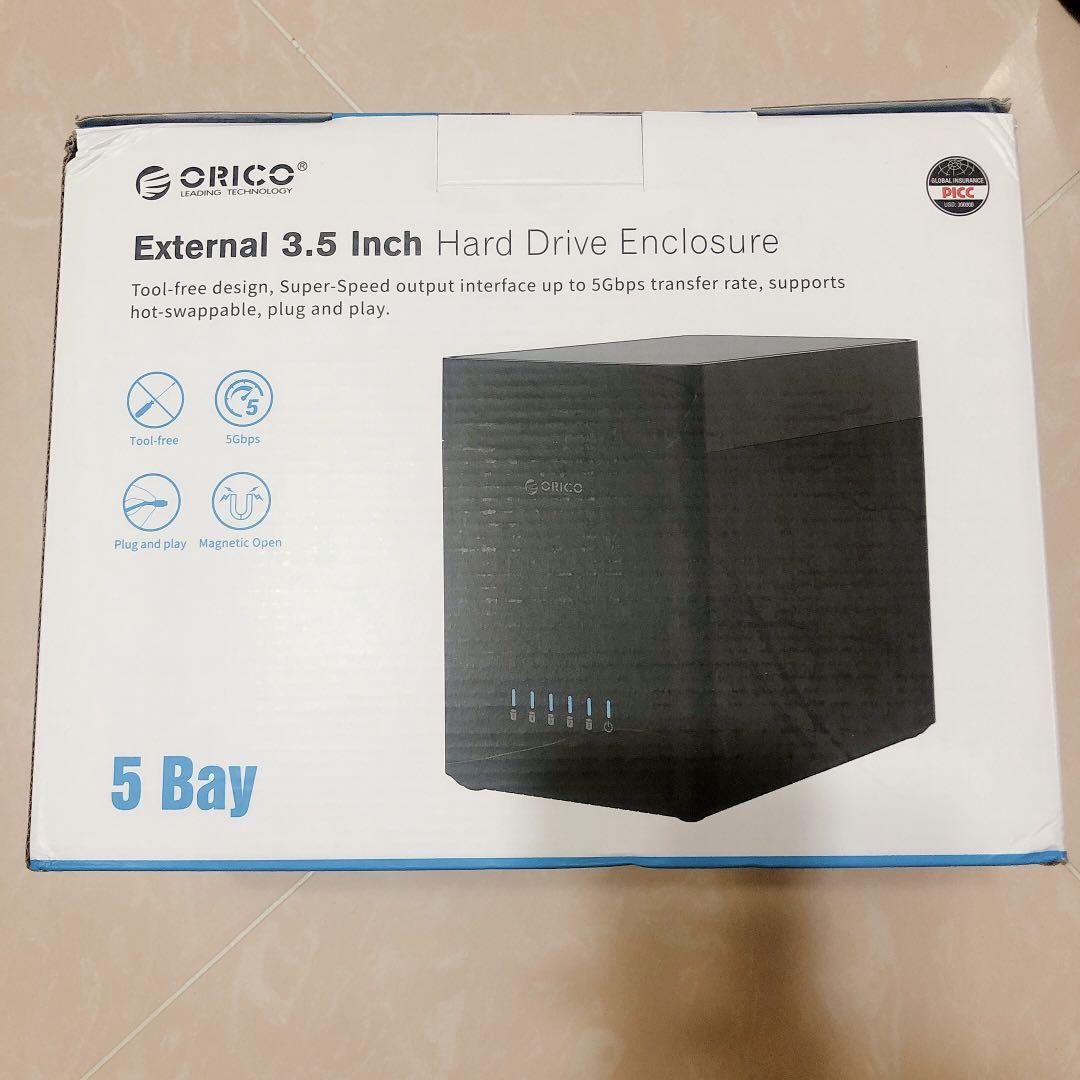 ORICO 5 Bay 3.5 inch USB 3.0 Hard Drive Enclosure