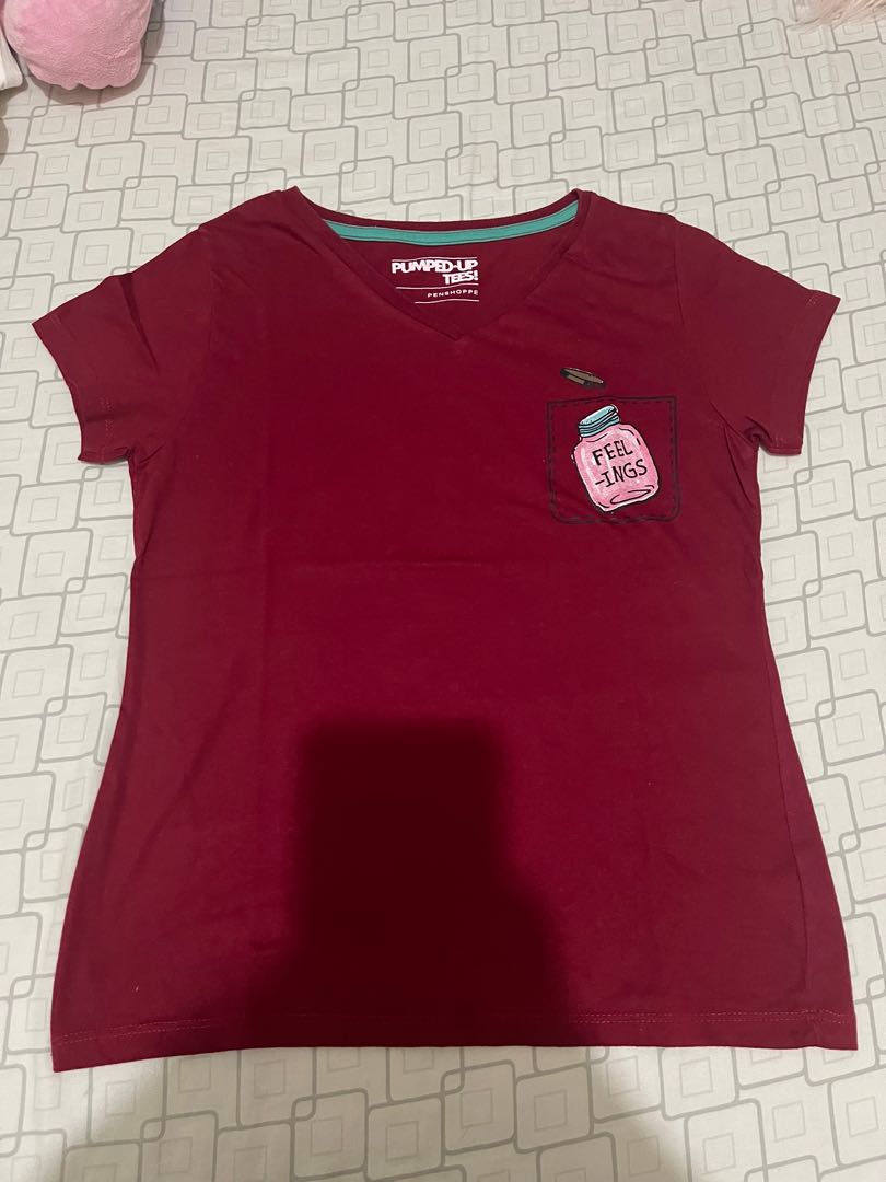 Penshoppe red shirt clearance