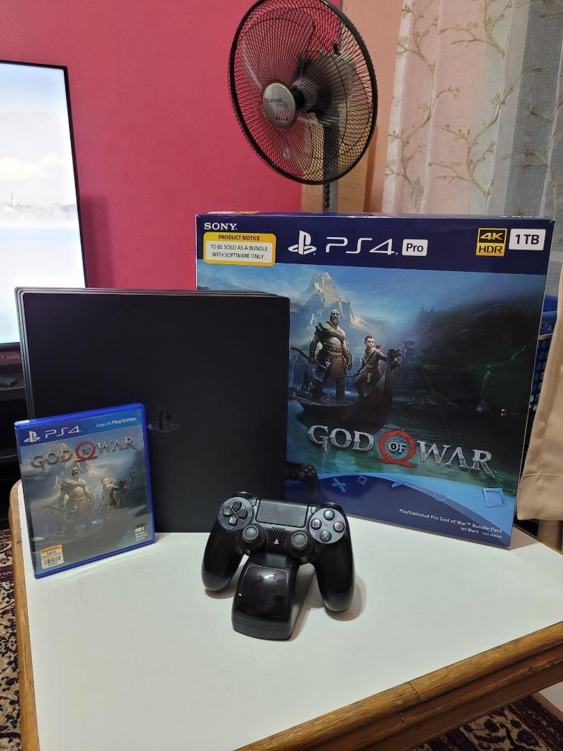 Playstation 4 PS4 Pro 1TB God of War Bundle Edition Video Gaming