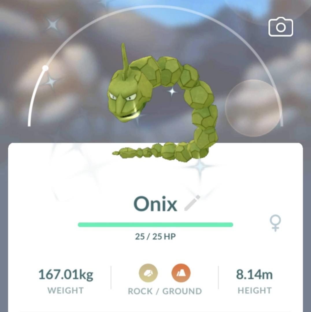 Shiny Onix Pokemon Trade Go