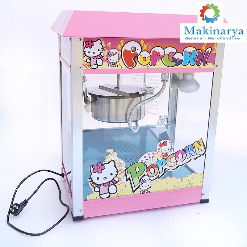 Popcorn Machine for Commercial (Category: Other Kitchen Appliances) located in Manila. Submitted by makinaryageneral.merchandise (Listing ID 1175558315, Image 3). Description: 1. High Quality paint 2. High Strength tempered glass 3. Heat prevention lamp 4. Stainless inner pot 5. Non-stick coating 6. Flower shape door hinges 7. Anti-corrosion Voltage: 220v l 50hz Power: 1.3kw Bowl capacity: 6ounce Inner pot size: 19x6cm .
