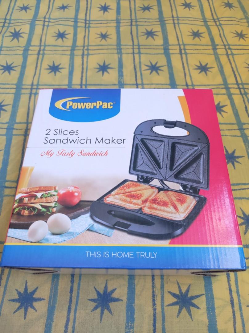 PowerPac Sandwich Maker (2 Slices), TV & Home Appliances, Kitchen Appliances, Breadmakers on