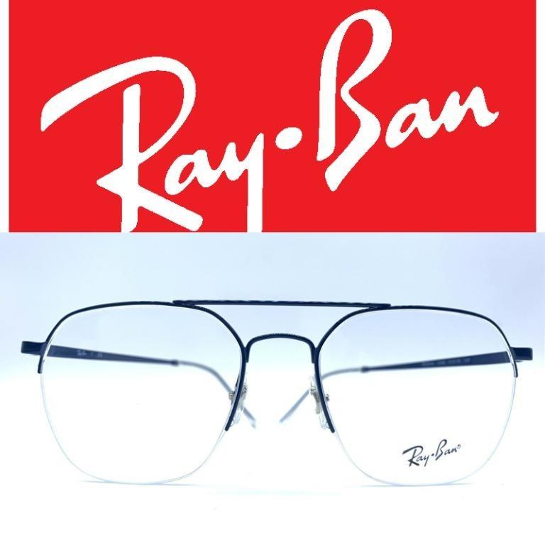 RayBan Half Rim Eyewear prescription Glasses, Men's Fashion, Watches &  Accessories, Sunglasses & Eyewear on Carousell