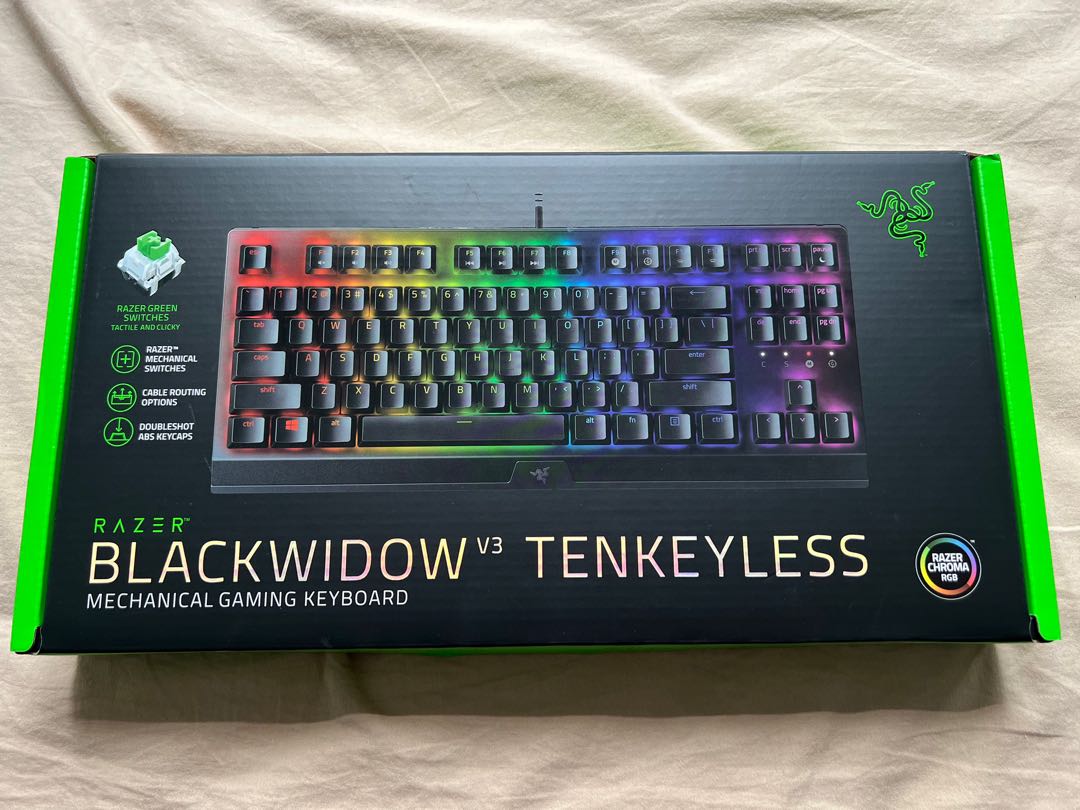 Razer Blackwidow V3 TKL tenkeyless, Computers & Tech, Parts