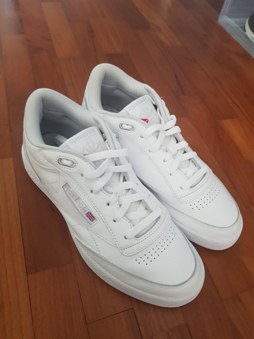 club c 85 shoes white light grey