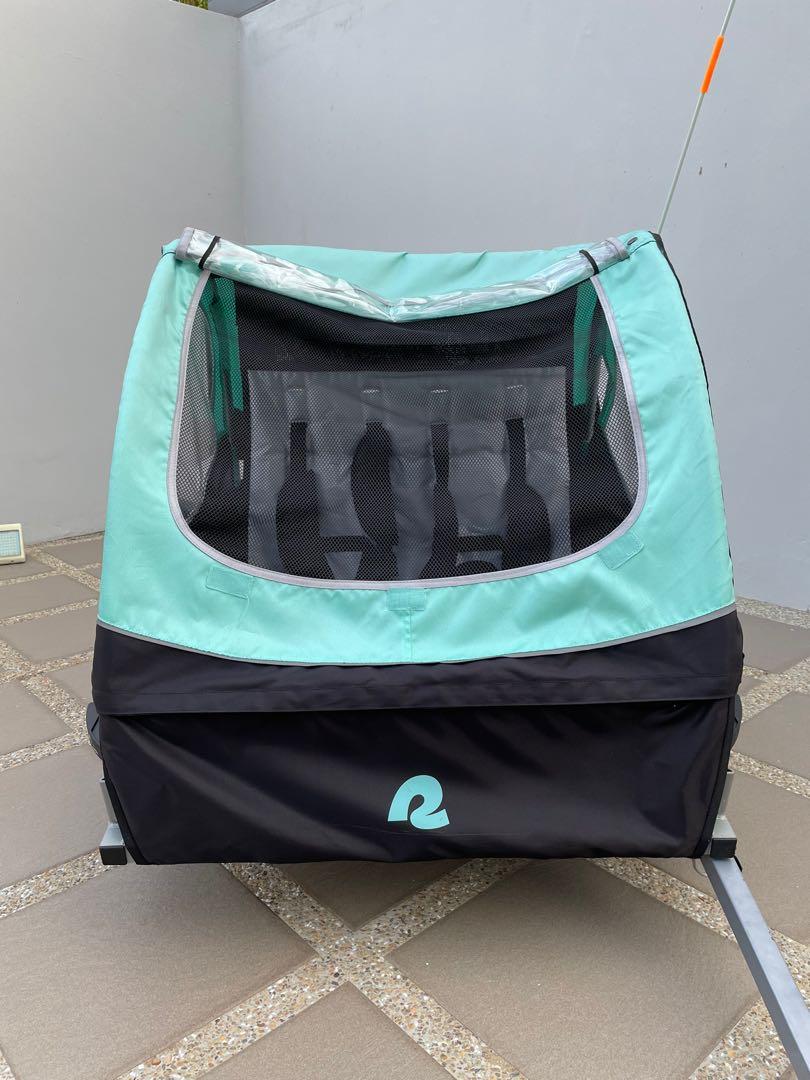 Retrospec Children s Foldable Bike Trailer 2 Passengers Sports