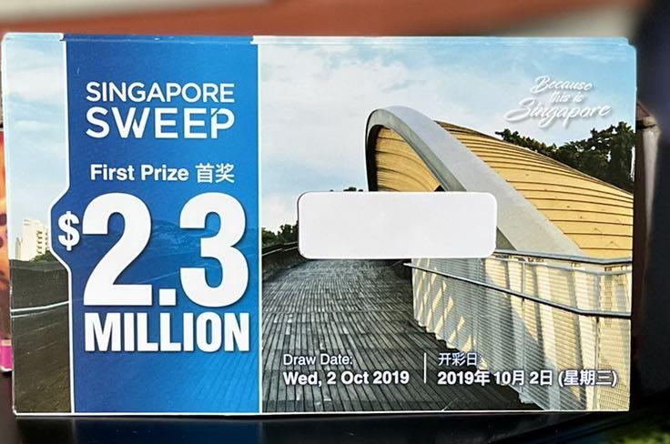 Singapore sweep hotsell