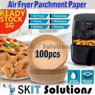 10Pcs 4/6/8inch Air Fryer Disposable Paper Liner Non-Stick Baking