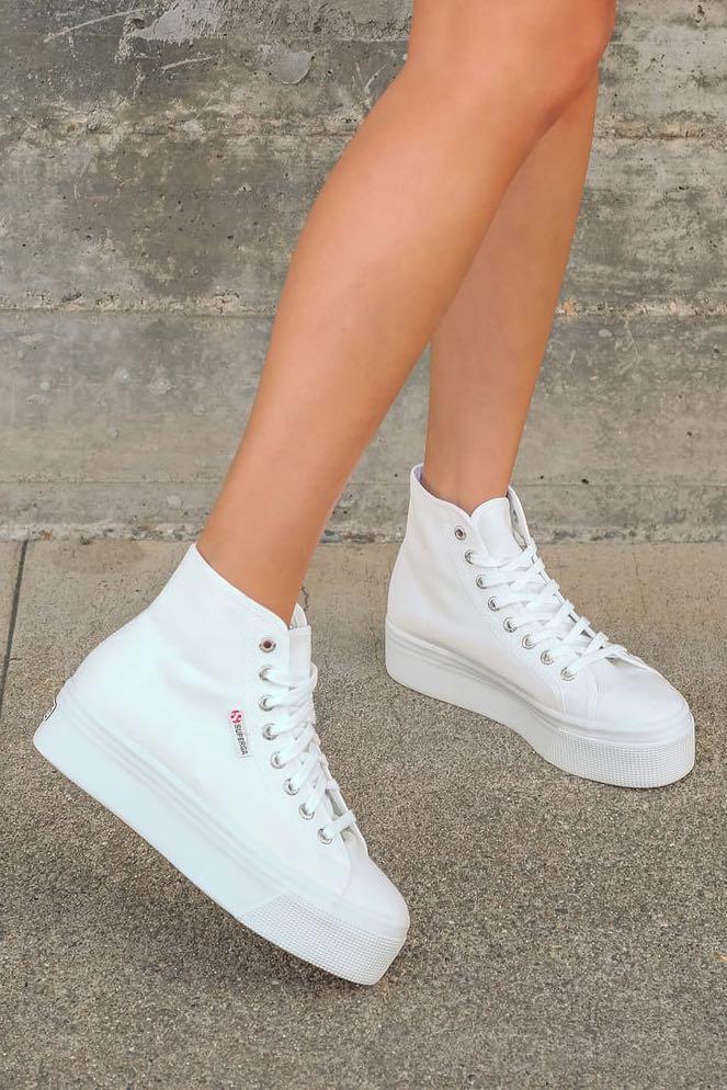White high top superga hotsell