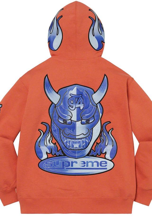 Supreme Demon Zip Up Hooded Sweatshirt, 男裝, 上身及套裝, 衛衣