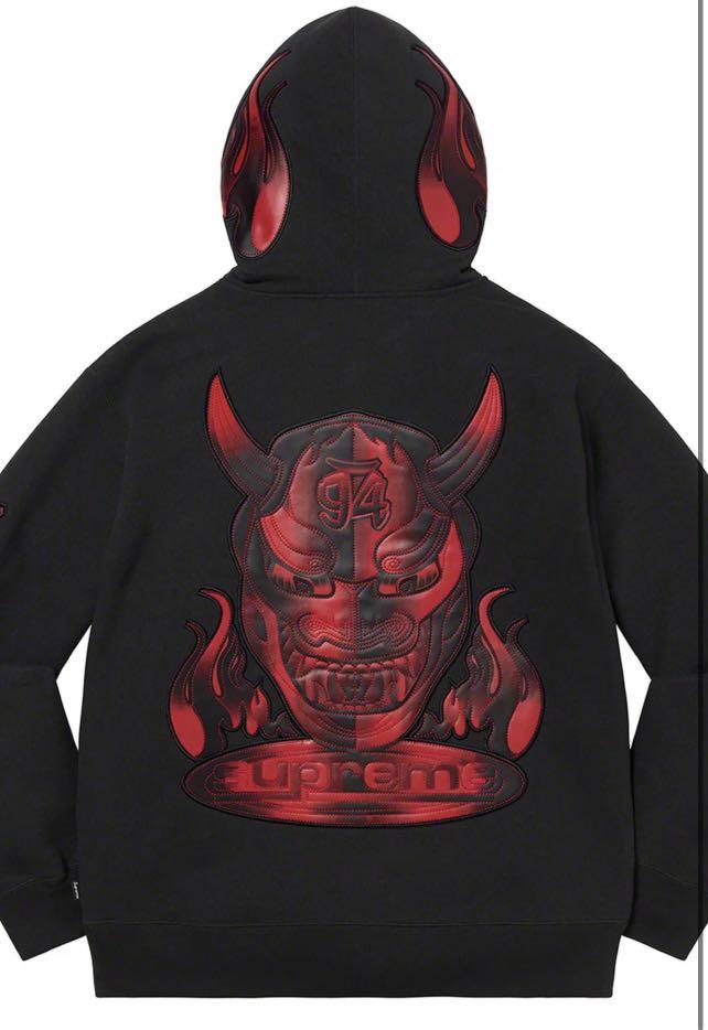 Supreme Demon Zip Up Hooded Sweatshirt