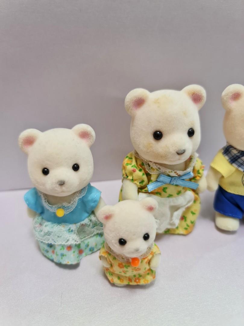 Sylvanian Families Polar Bear Family Figurined, Hobbies & Toys, Toys & Games on Carousell